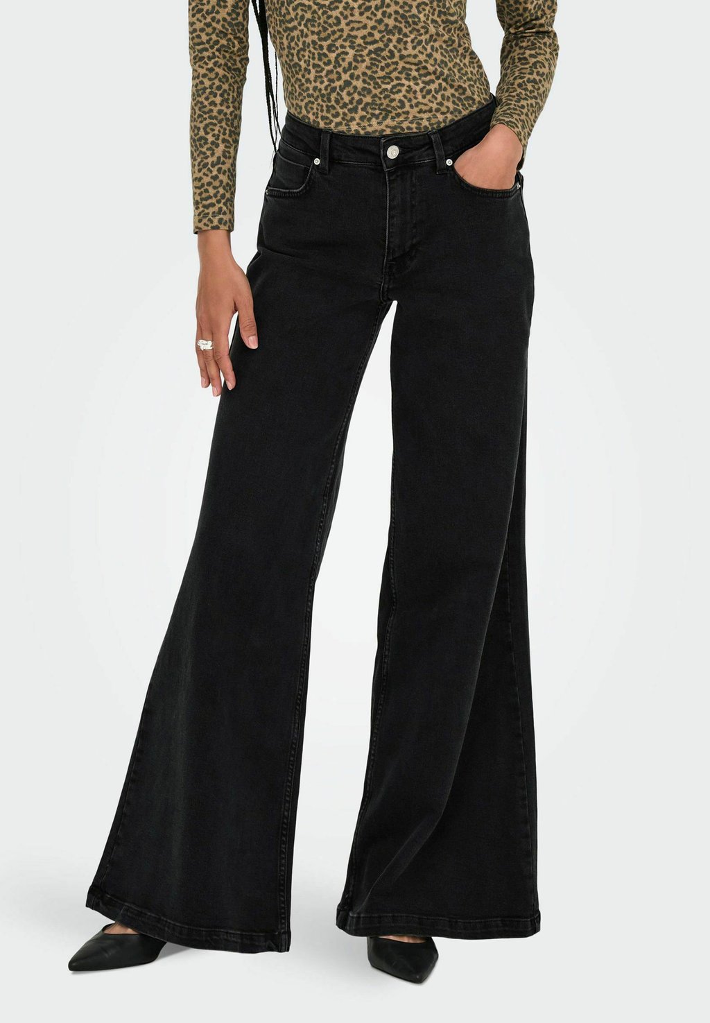 

Расклешенные джинсы ONLCALIFORNIA WIDE ONLY, цвет Washed Black
