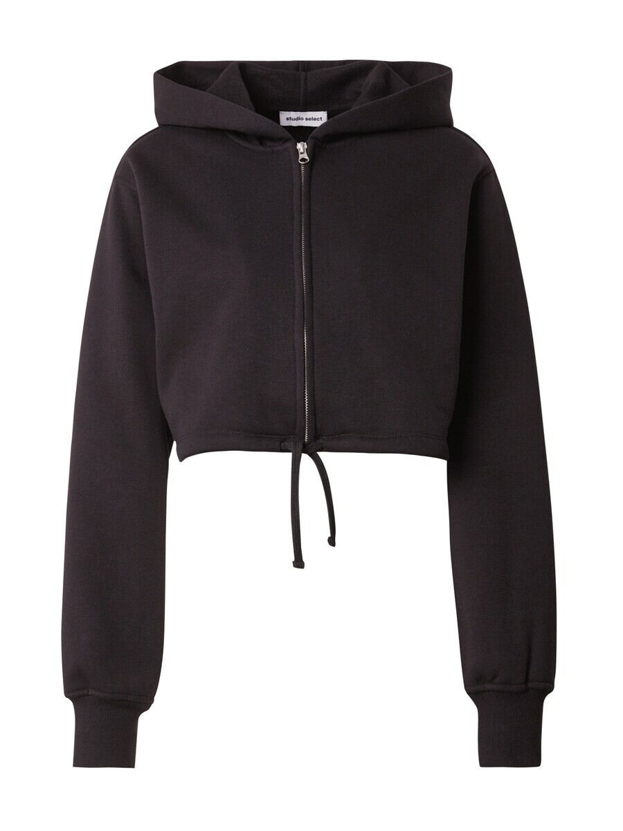 

Толстовка с капюшоном на молнии STUDIO SELECT Zip-Up Hoodie Pamela, черный