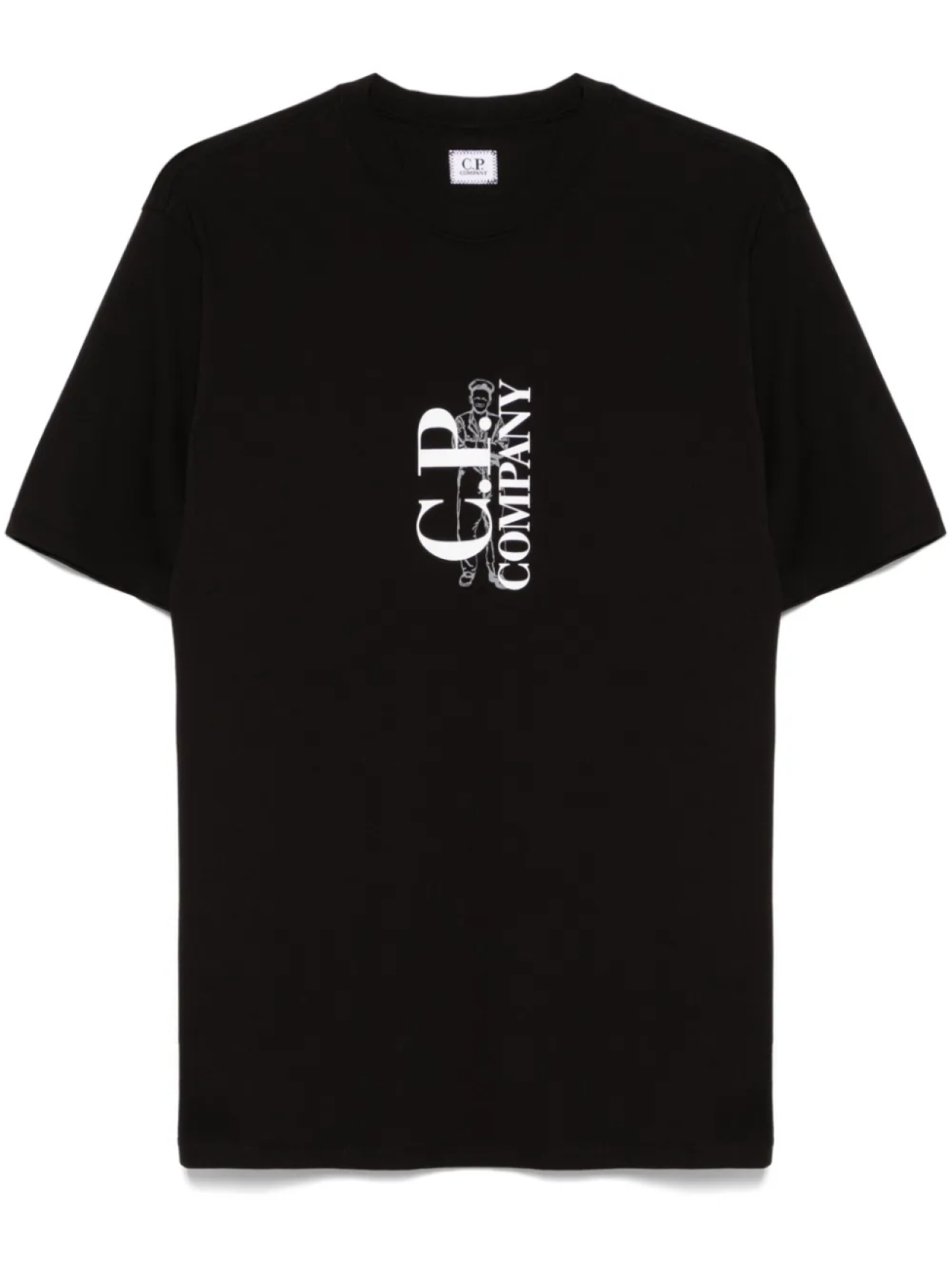 

C.P. Company футболка с короткими рукавами, черный