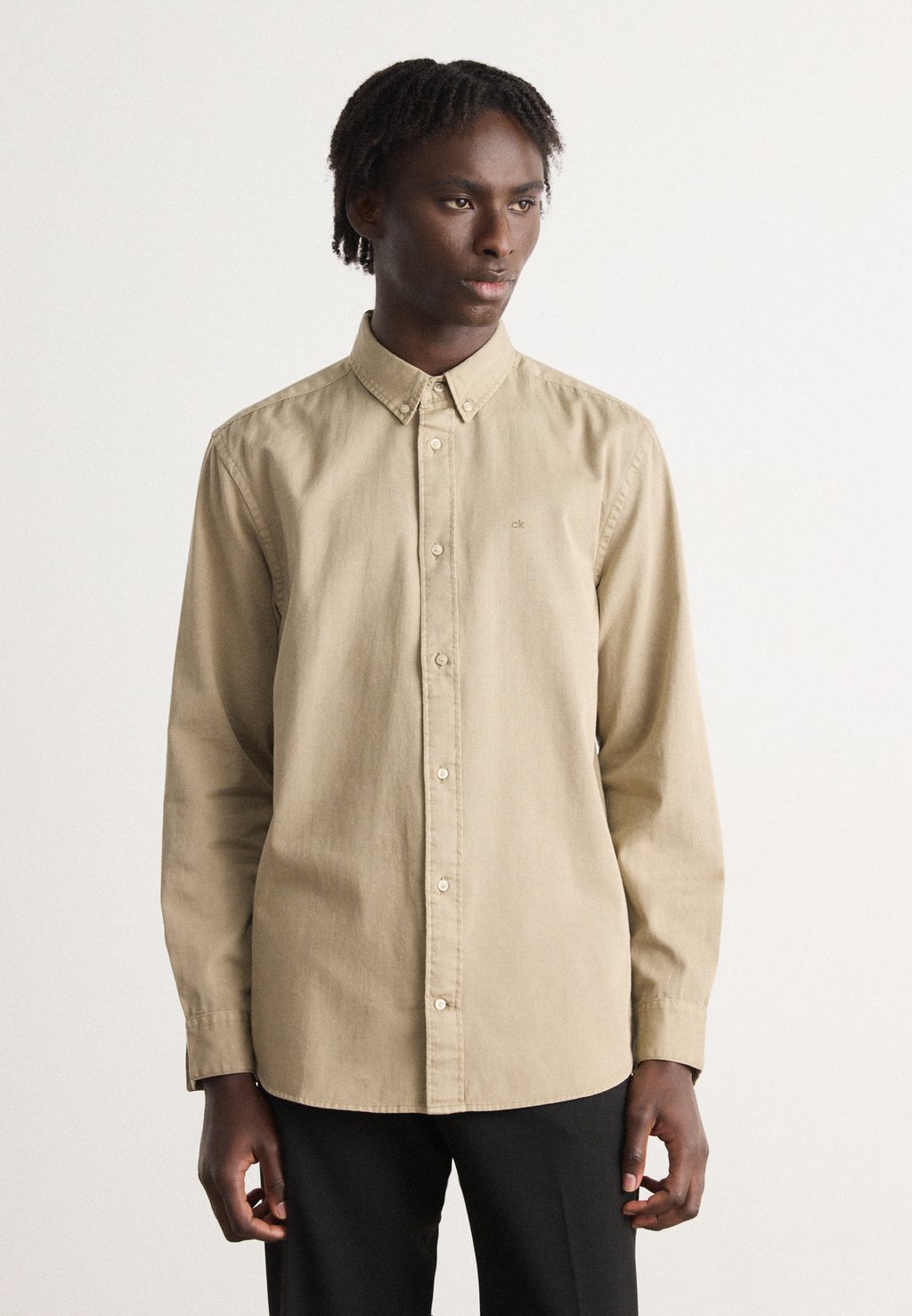 

Рубашка GARMENT DYED SHIRT Calvin Klein, бежевый