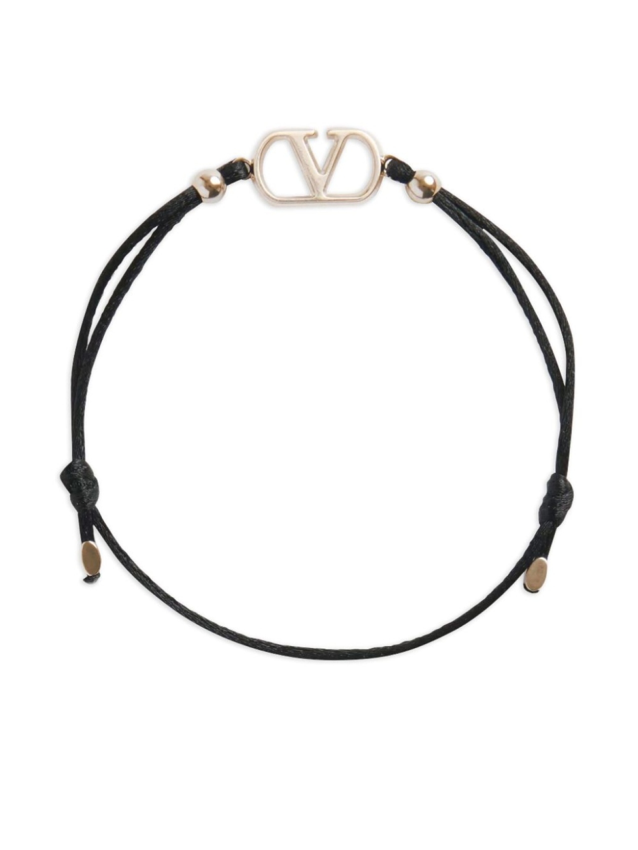 

Valentino Garavani браслет с логотипом VLogo Signature, черный