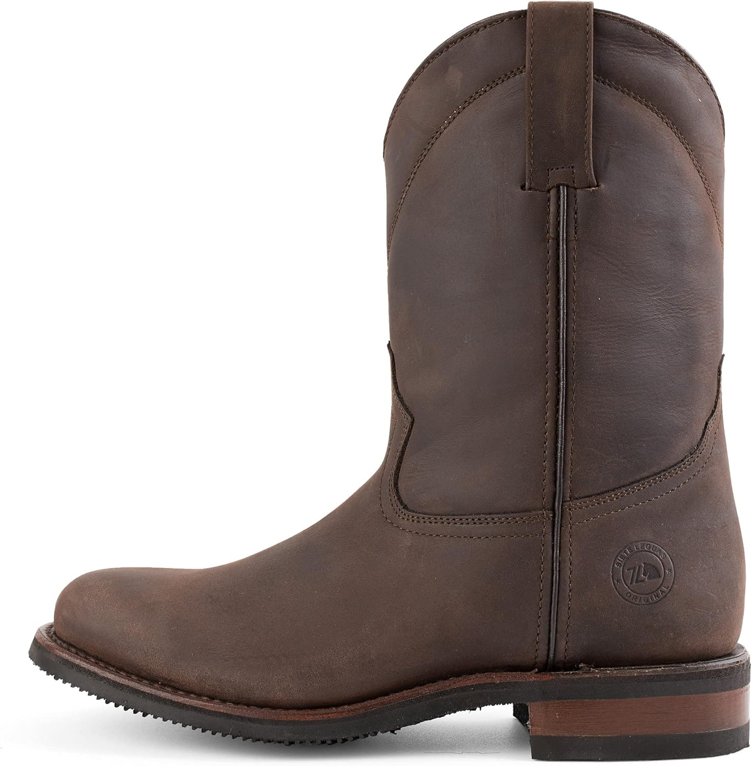 

Мужские кожаные сапоги Roper на молнии, модель 1677 7L Siete Leguas, Crazy Brown