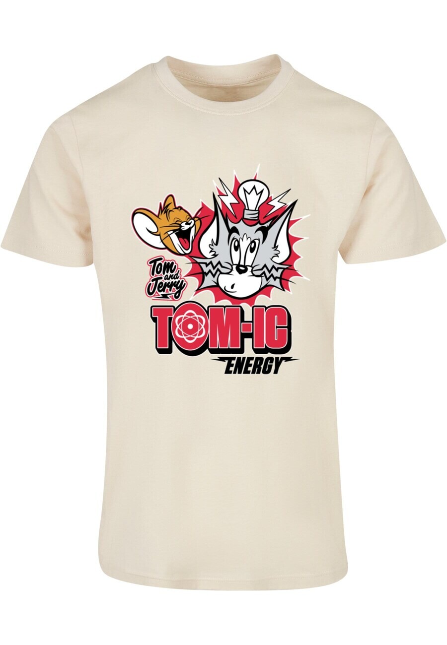

Классическая футболка ABSOLUTE CULT Shirt Tom And Jerry - Tomic Energy, песочный