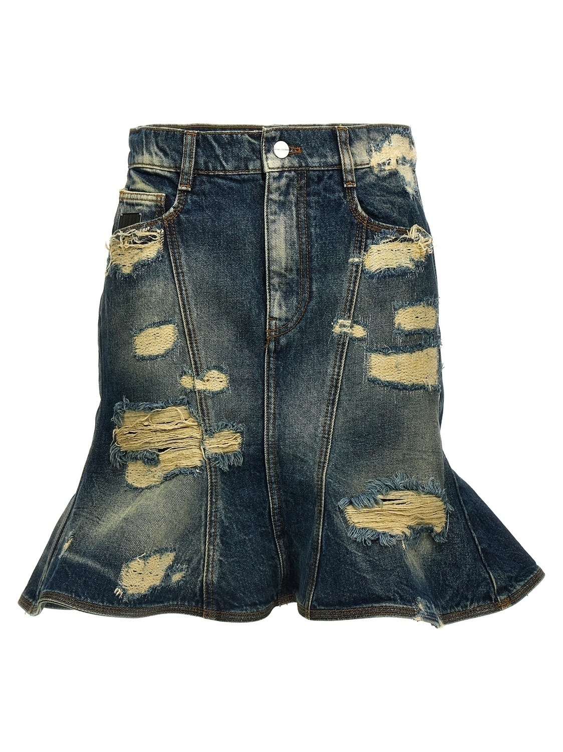 

Юбка The Rip And Repair Straight Jean MARC JACOBS, синий