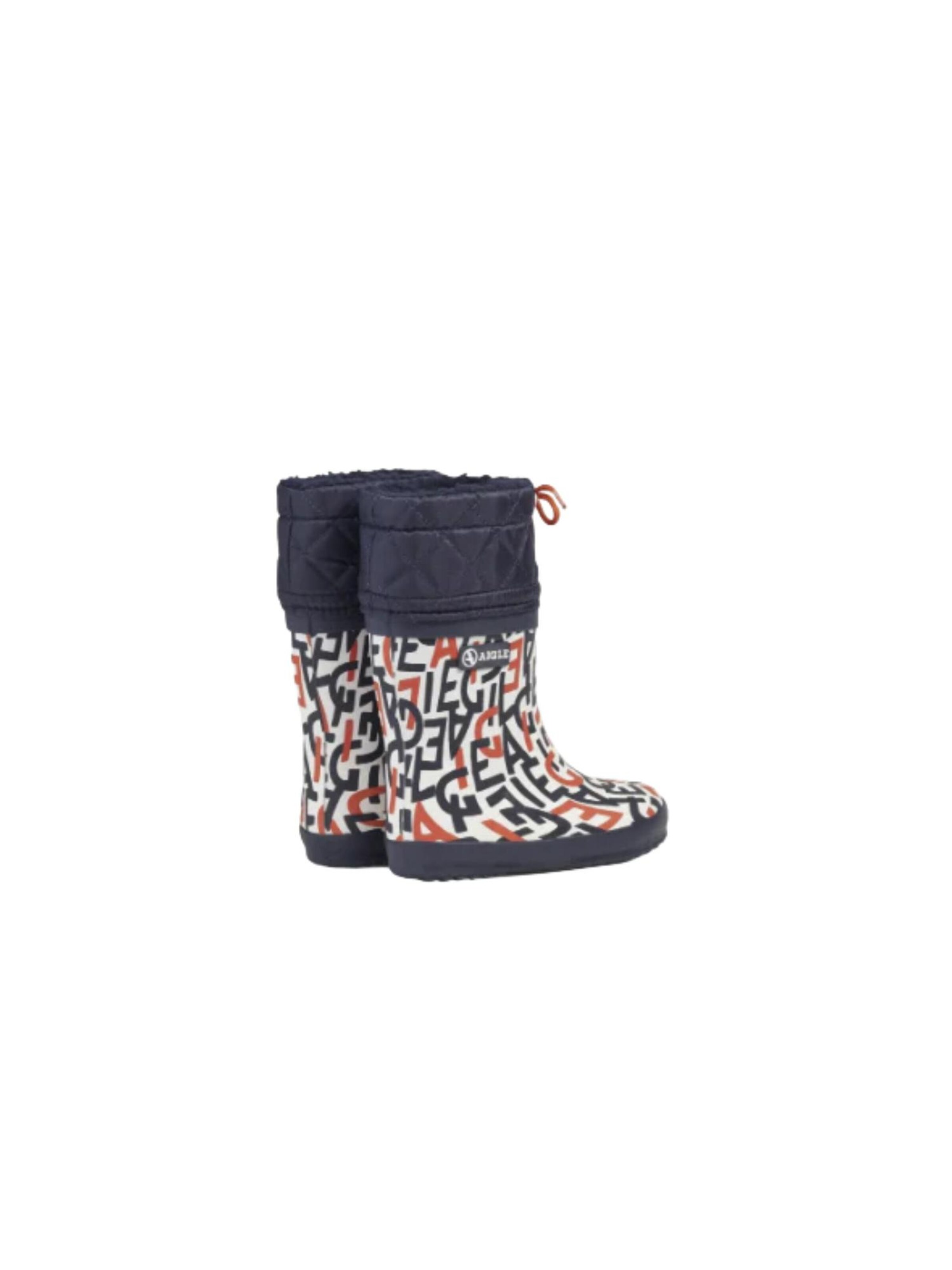 AIGLE Резиновые сапоги 'GIBOULEE PRINT' в черном цвете — фото 3