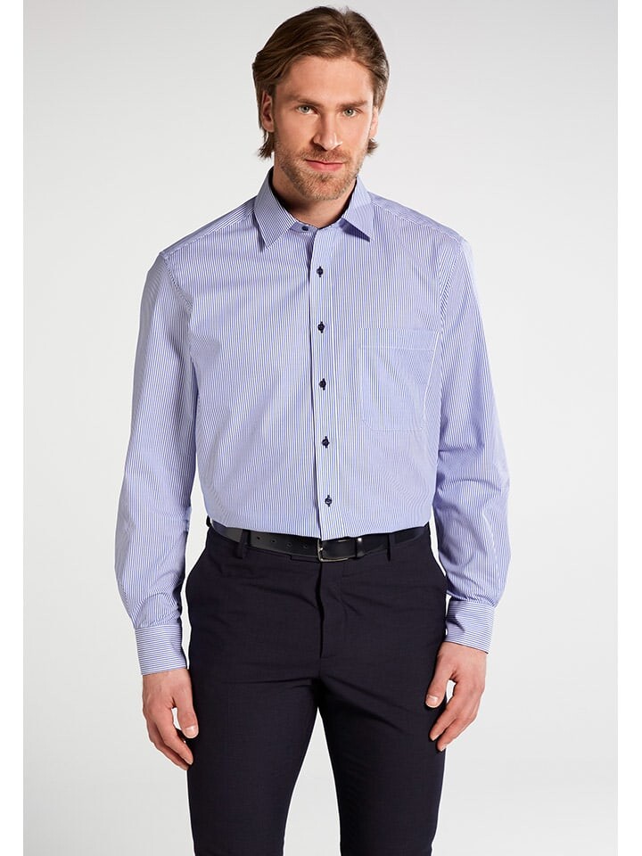 

Рубашка Eterna Hemd, синий