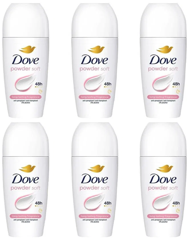 Шариковый дезодорант-антиперспирант Dove Powder, 50 мл (6 шт.) Dove