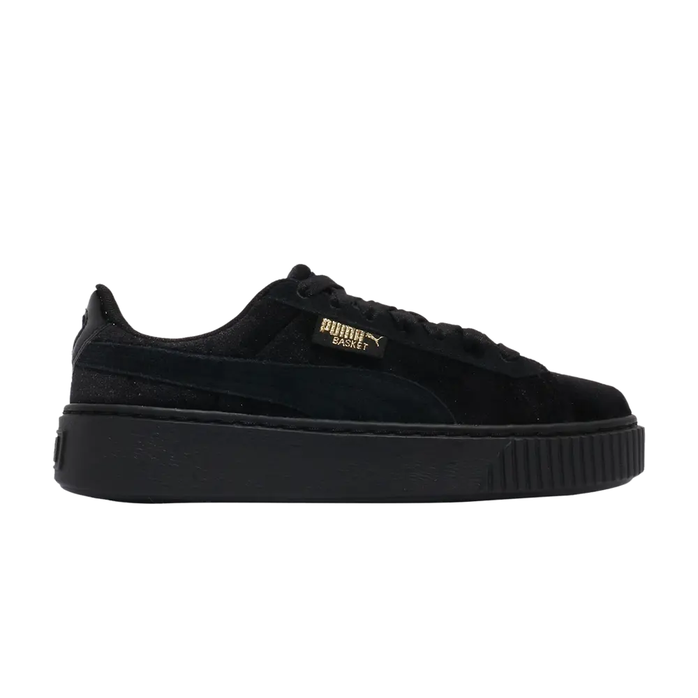 

Кроссовки Wmns Platform Velvet Puma, черный