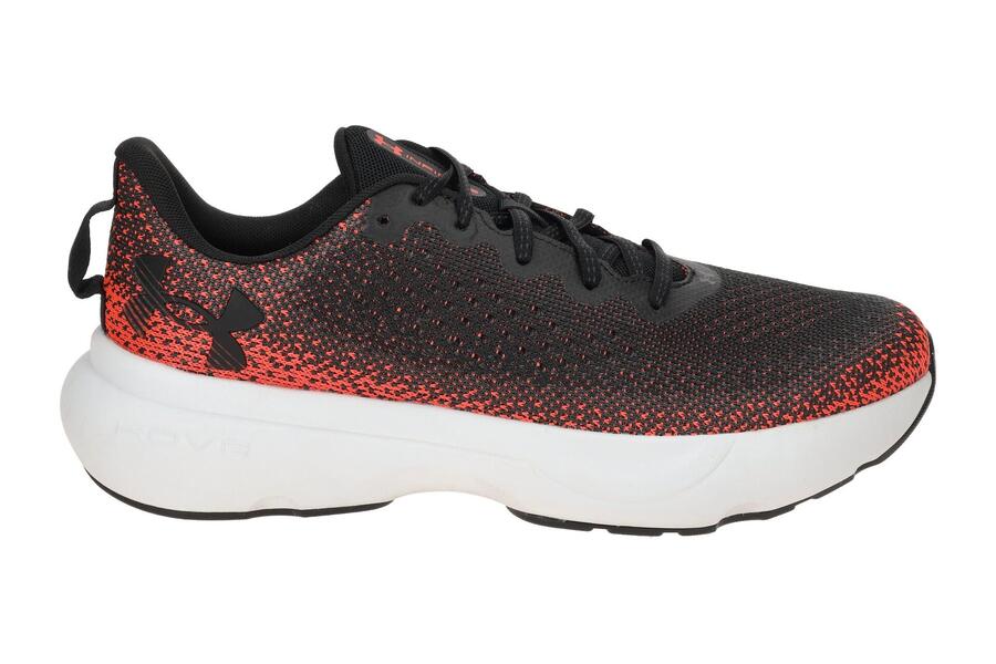 Спортивные кроссовки Under Armour Infinite, черные, оранжевые, мужские, 3027523 — фото 2