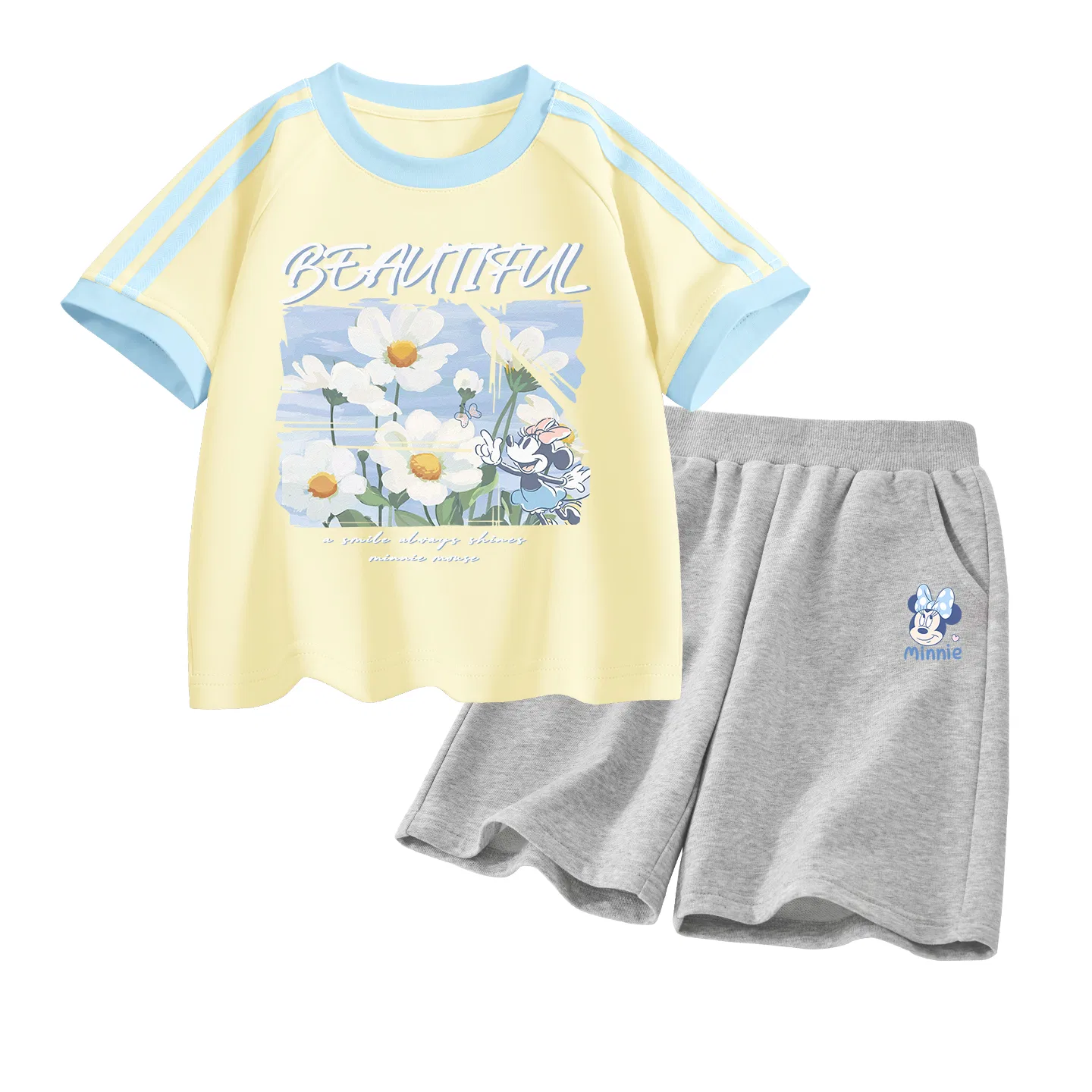 Детский спортивный костюм Casual Sportswear 2 Piece Set Disney, Dazzle Heart K Mousse Pink+Dazzle Heart K Gray — фото 3