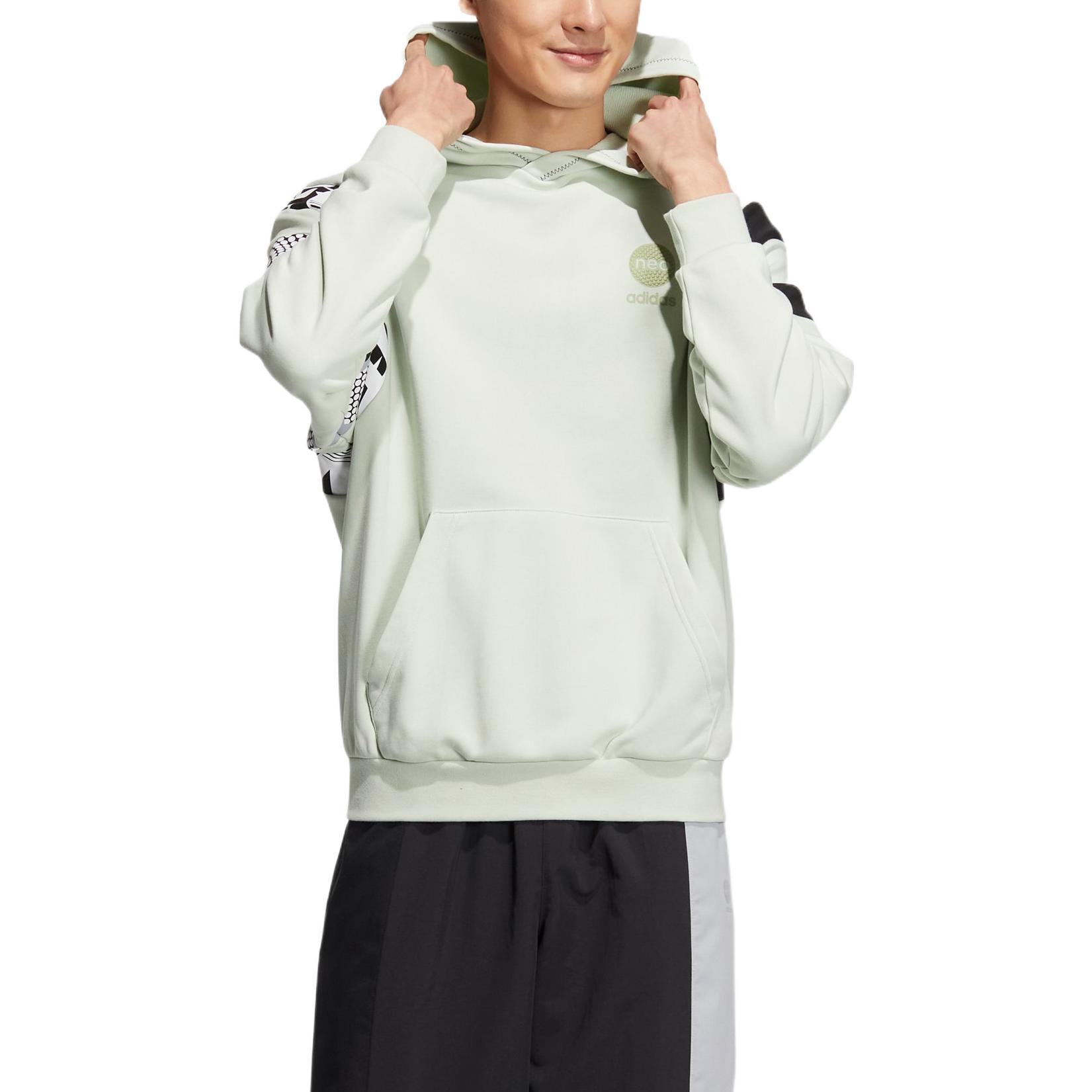Свитшот унисекс Adidas Neo, зеленый — фото 4