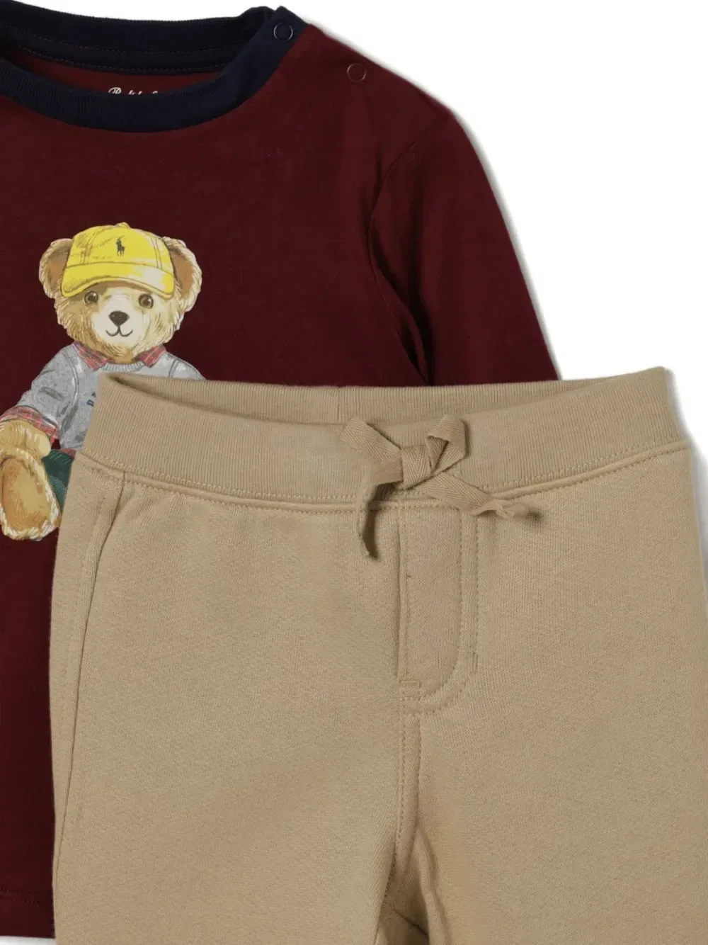Спортивный костюм Polo Bear Polo Ralph Lauren Kids, красный — фото 3