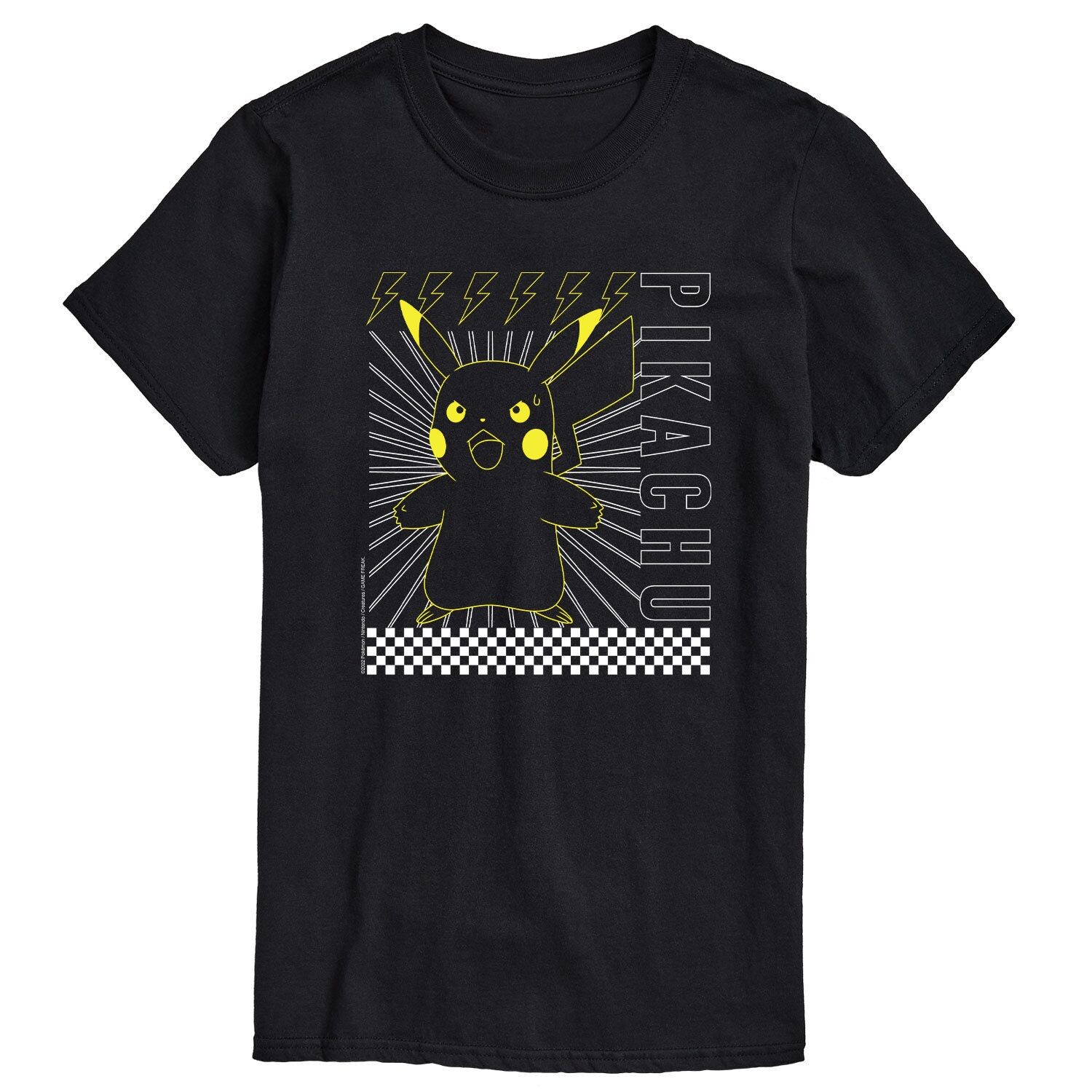 

Мужская футболка Pokemon Pika Poke Licensed Character
