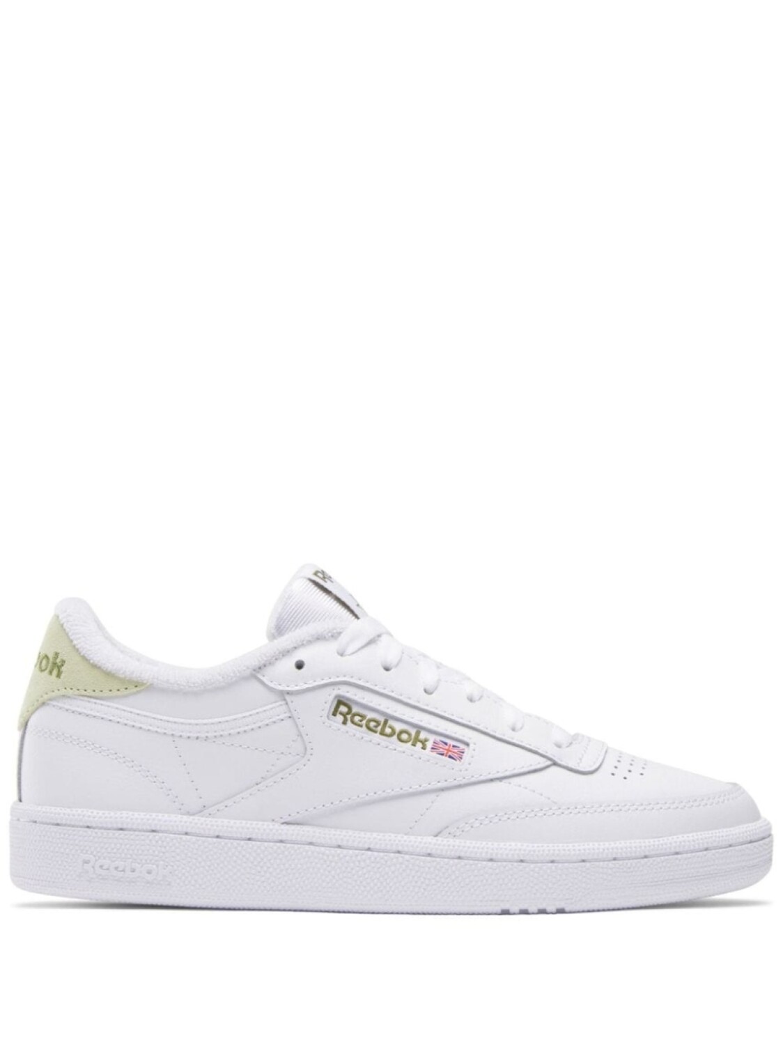 

Кроссовки Reebok Club C 85, белый/светло-желтый