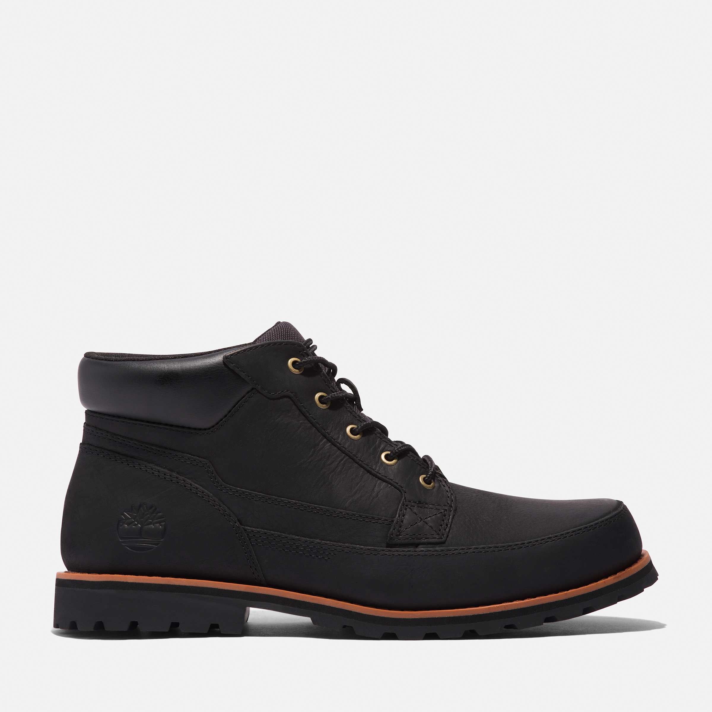 

Мужские ботинки Attleboro Mid со шнуровкой Chukka Timberland, угольно-черный