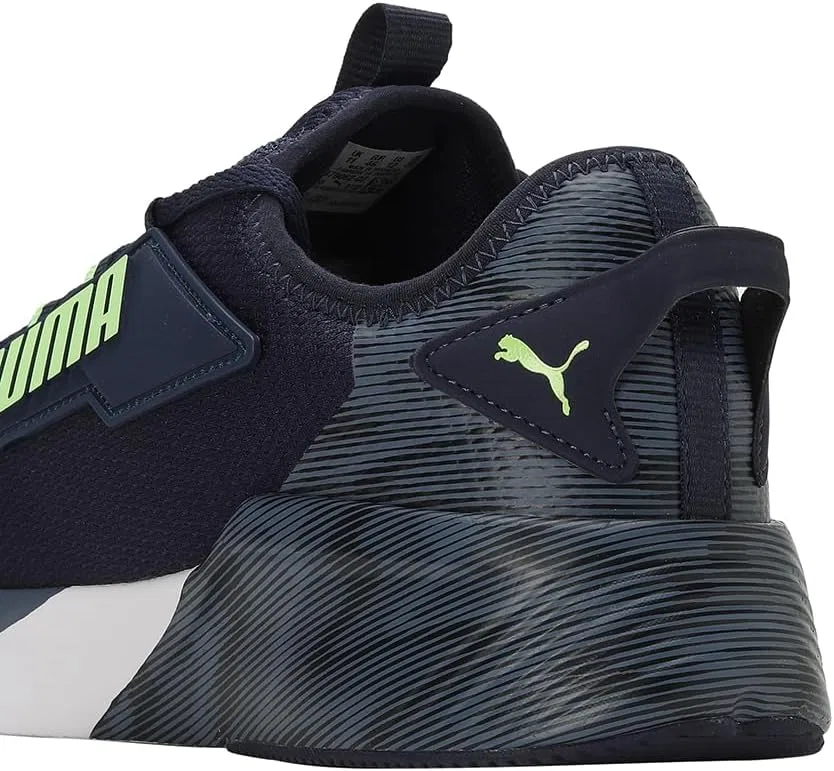 Кроссовки PUMA Unisex Retaliate 2 Hyperwave Straßen-Laufschuh, Puma Navy Black Navy Speed Green Inky Blue Puma Black — фото 4