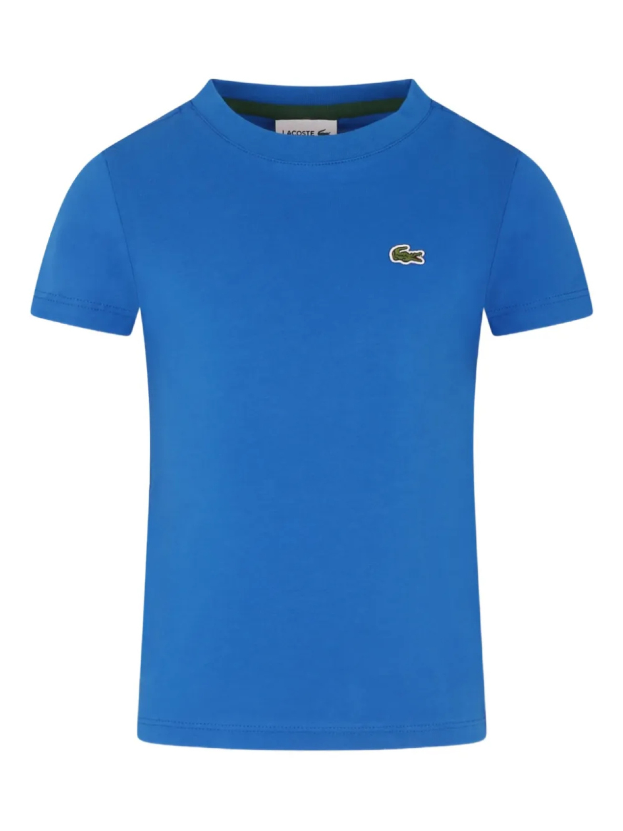 

Футболка с нашивкой-логотипом Lacoste Kids, синий