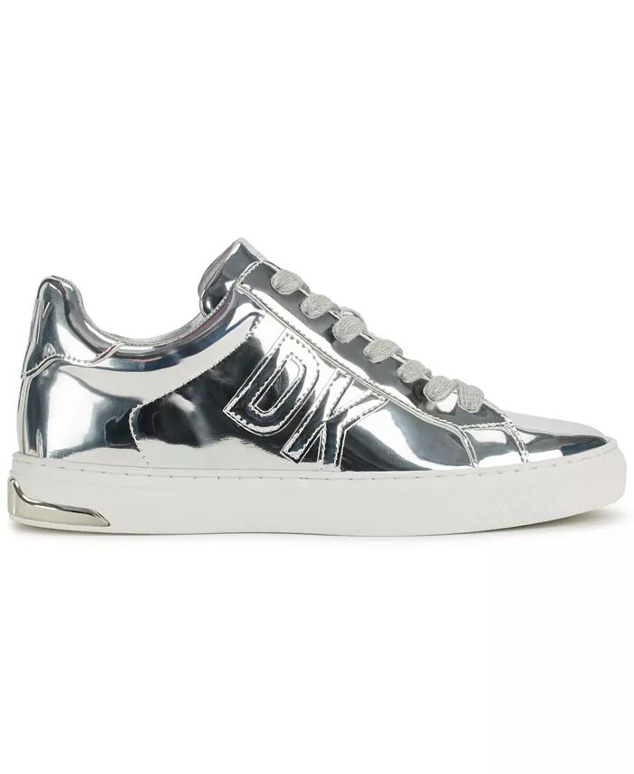 Женские кроссовки Abeni Lace-Up Low-Top DKNY, серебряный — фото 2