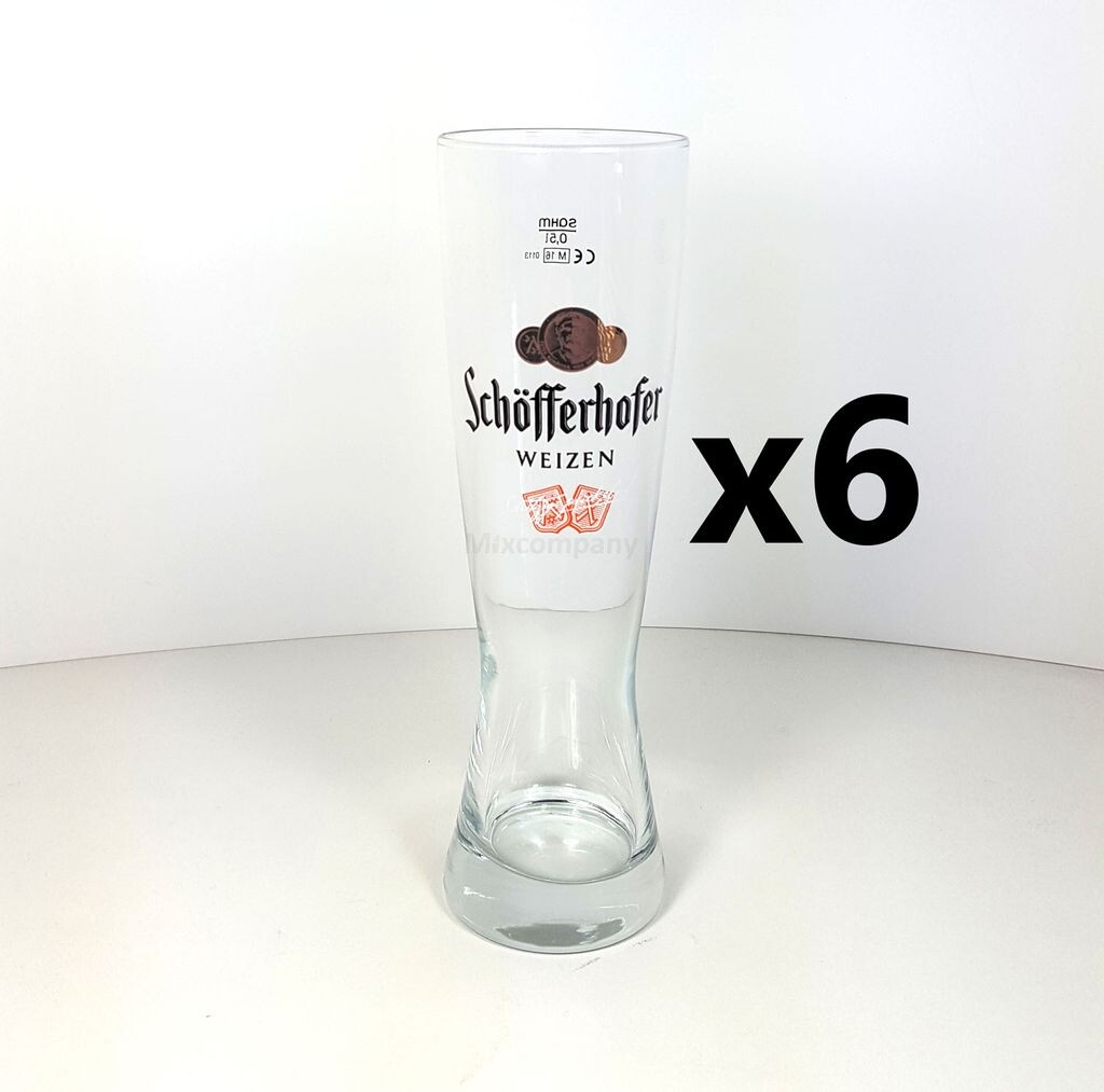 

Бокал для пшеничного пива Schöfferhofer 0,5л - набор из 6 шт