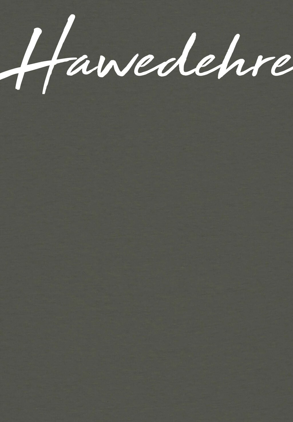 

Футболка с принтом HAWEDEHRE watapparel, хаки