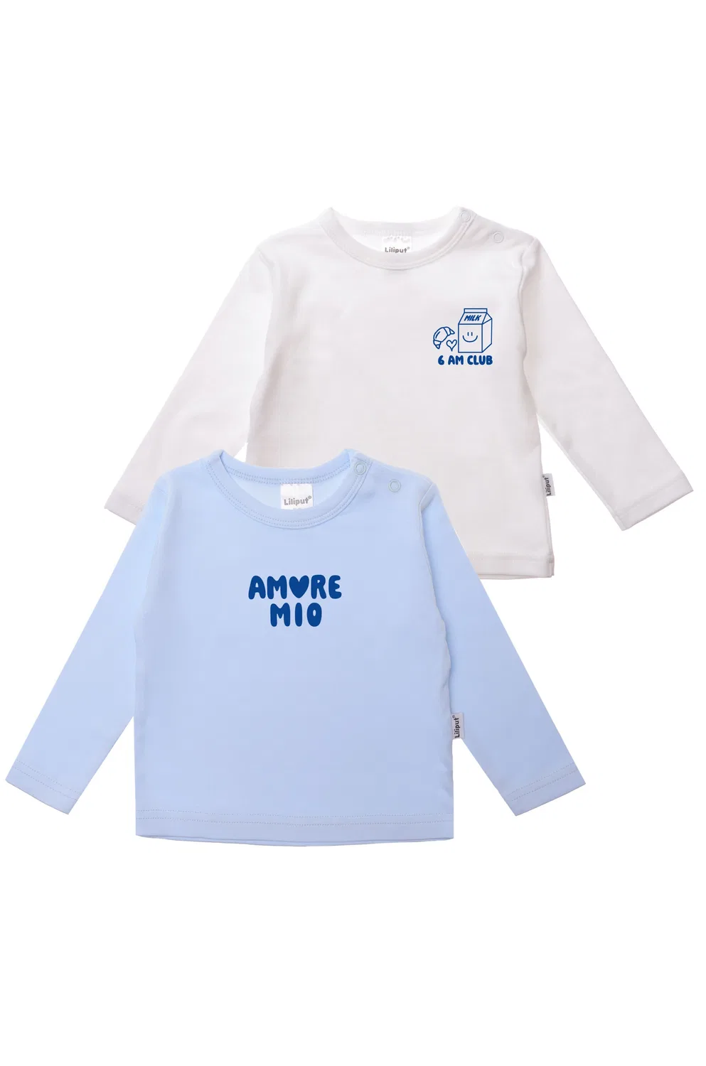 Толстовка 'Amore Mio' Liliput, Light Blue/White