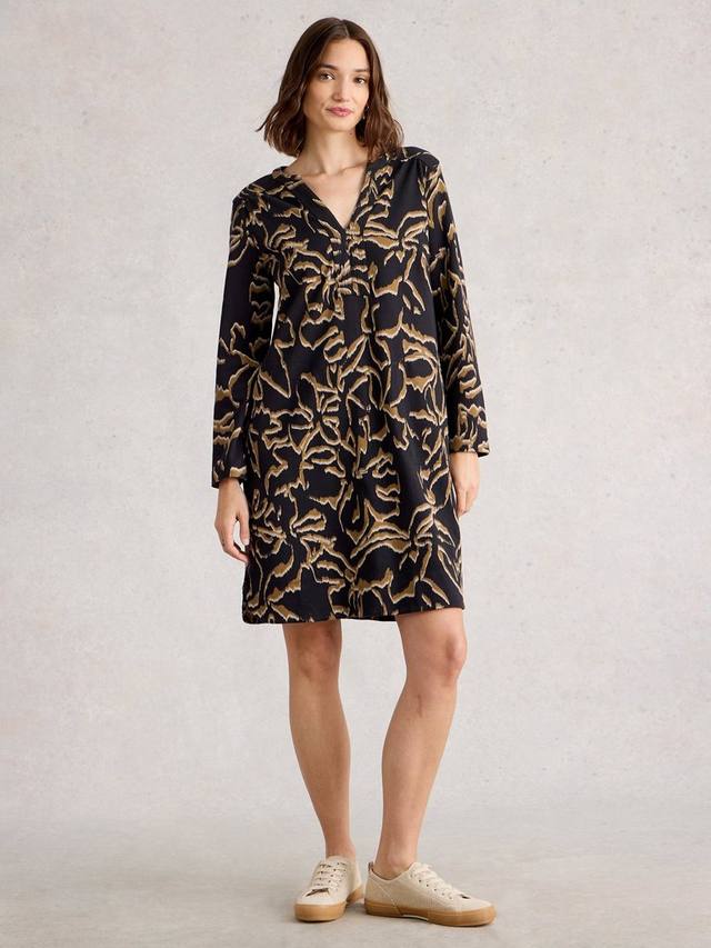 

Летнее хлопковое миди-платье June White Stuff