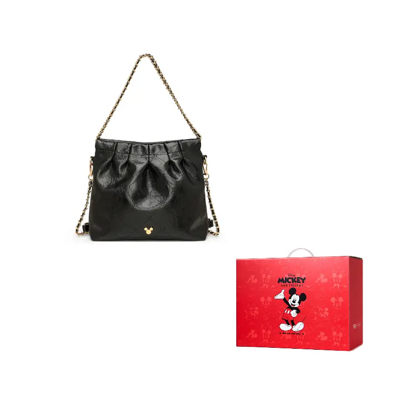 

Disney Сумка хобо женская черно-белая, Black