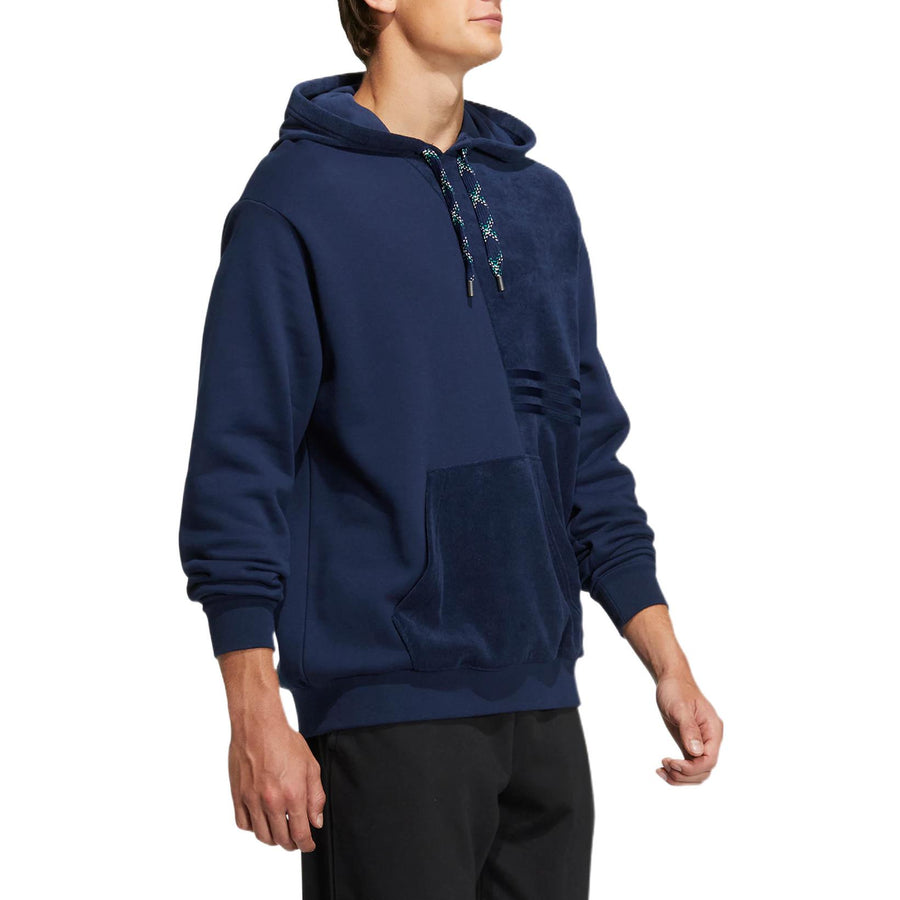 Худи adidas neo U Vbe 2 Logo, синий — фото 4