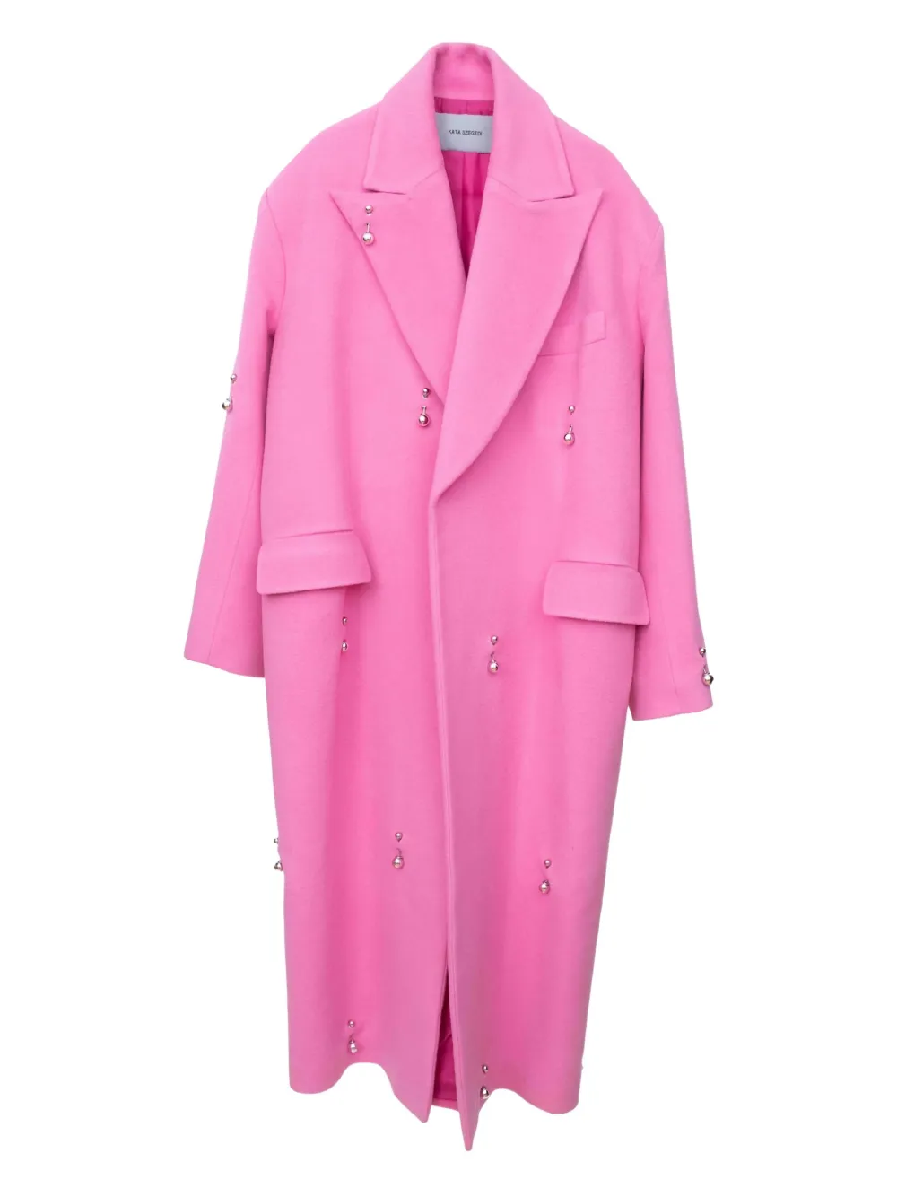 

Пальто Sofia с проколами Kata Szegedi, розовый