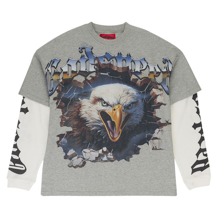 

Футболка Godspeed Spirit Animal Layered T-Shirt 'Grey', серый