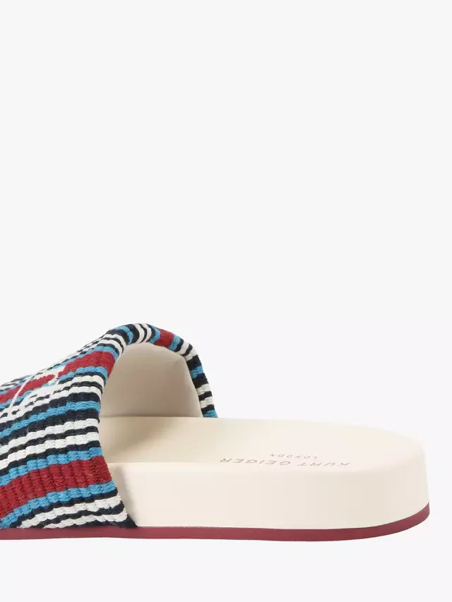 Сандалии Script Slider, разноцветные Kurt Geiger London — фото 4