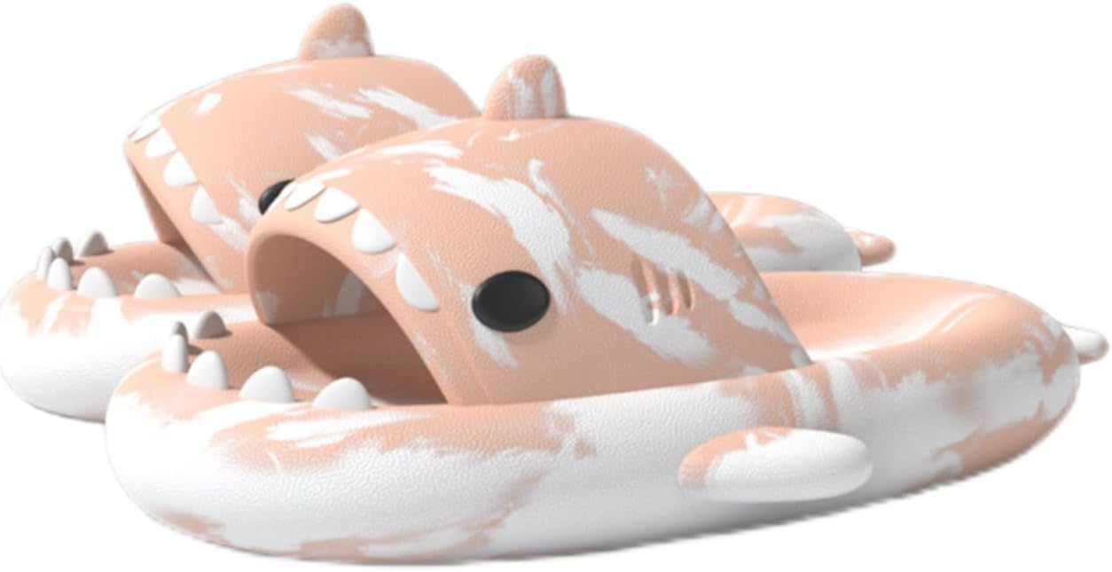 

Унисекс сандалии с изображением акулы, оригинальные улучшенные, противоскользящие, быстросохнущие, для женщин и мужчин, светло-голубые, размер универсальный 6-13 Generic