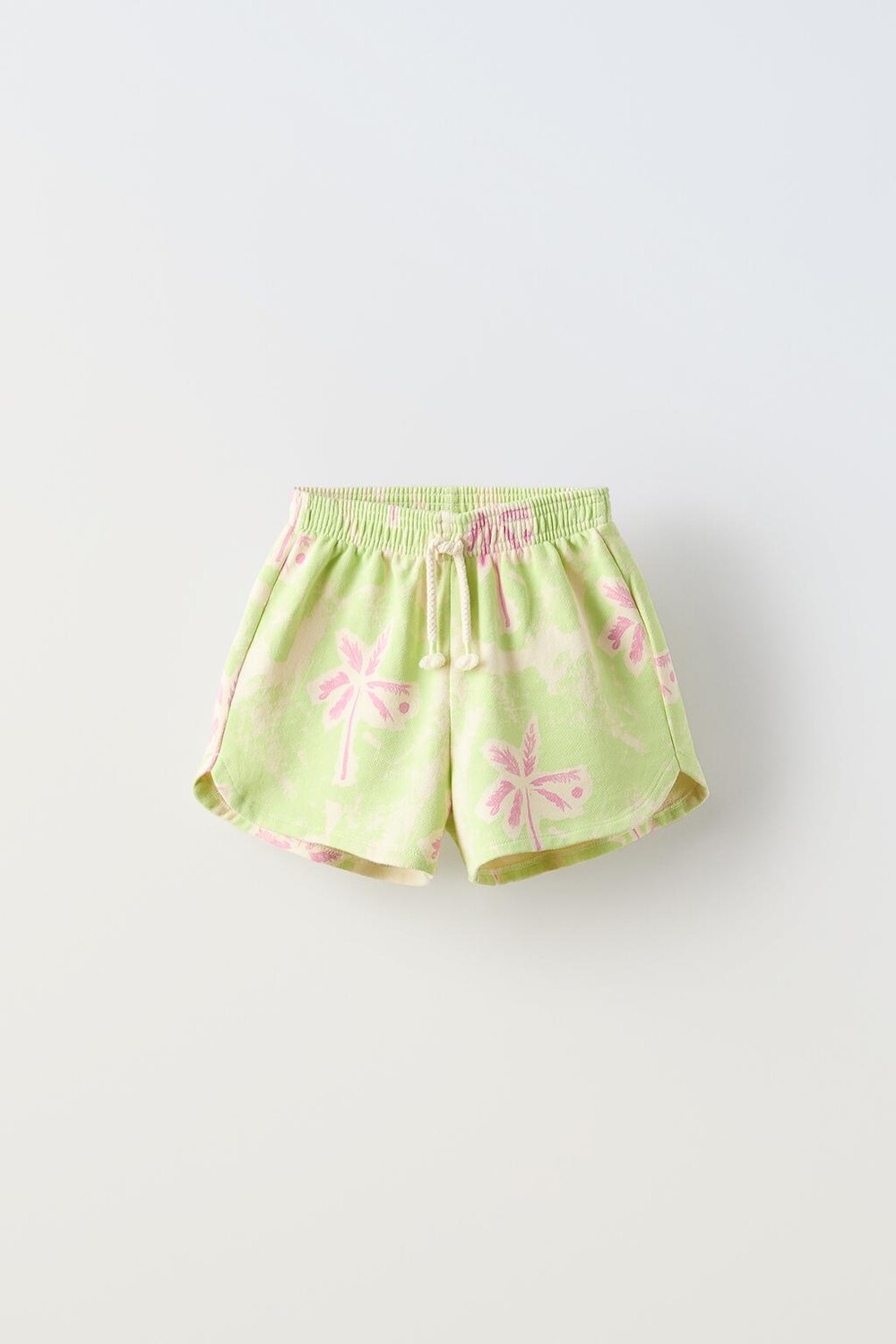 

Шорты-бермуды Zara Summer Camp Palm Tree, зеленый