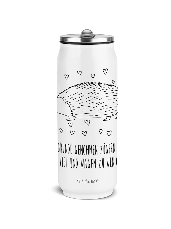 

Mr. & Mrs. Panda Бутылка для воды с изображением сердечек и надписью в белом цвете