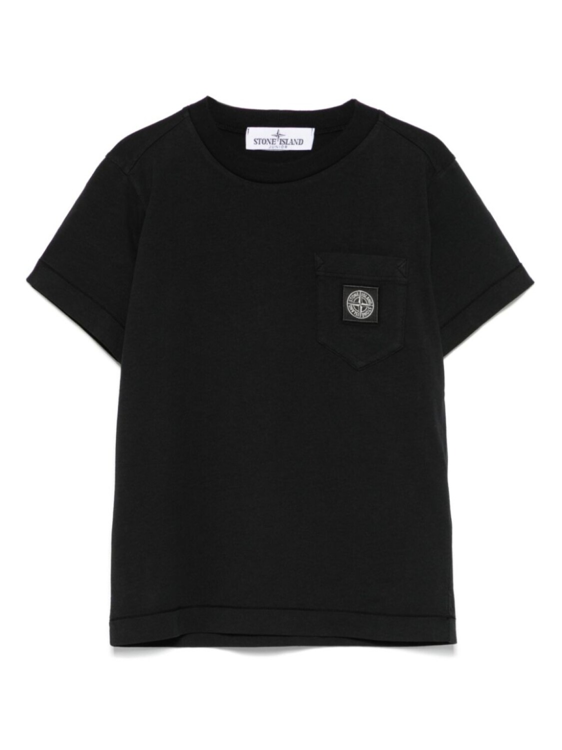 

Футболка Stone Island Junior с нашивкой в виде компаса, черный
