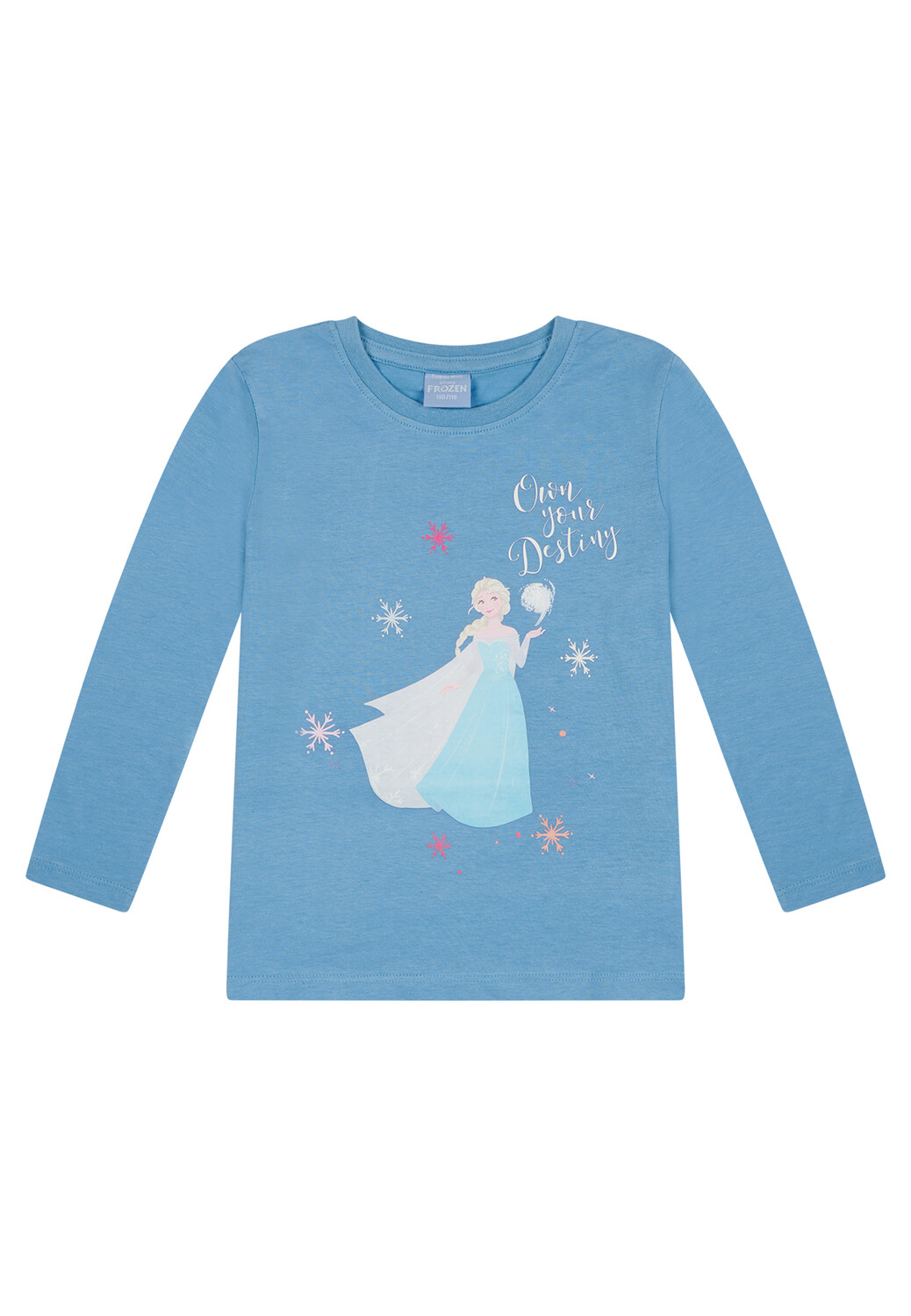 

Лонгслив Disney Frozen Langarmshirt Frozen Die Eiskönigin Elsa, синий