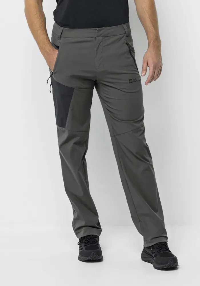 

Брюки из софтшелла Jack Wolfskin "GLASTAL PANTS M", цвет Slate