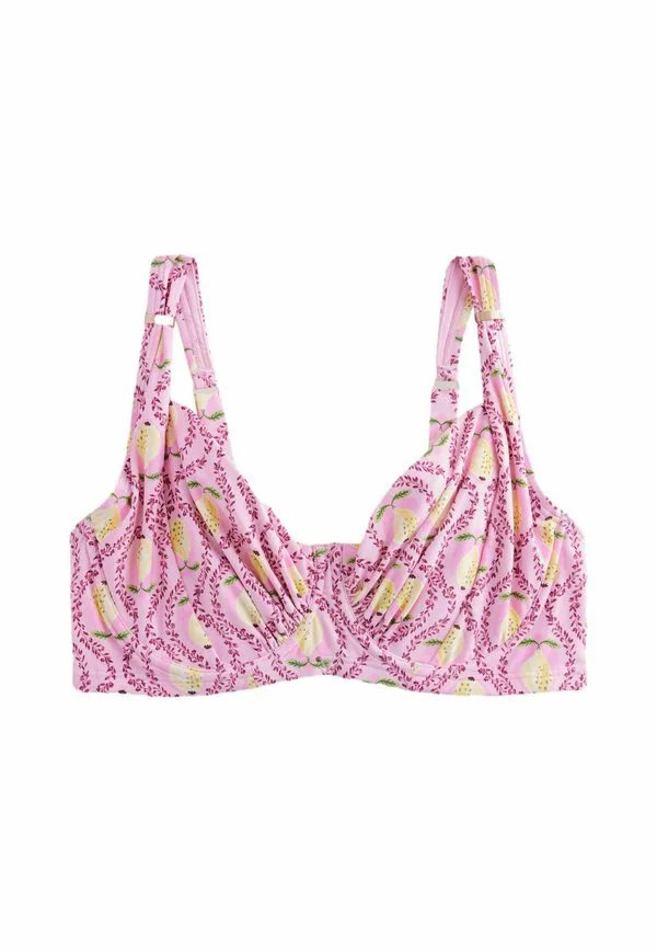 Верх от бикини Next, Pink Lemon Print