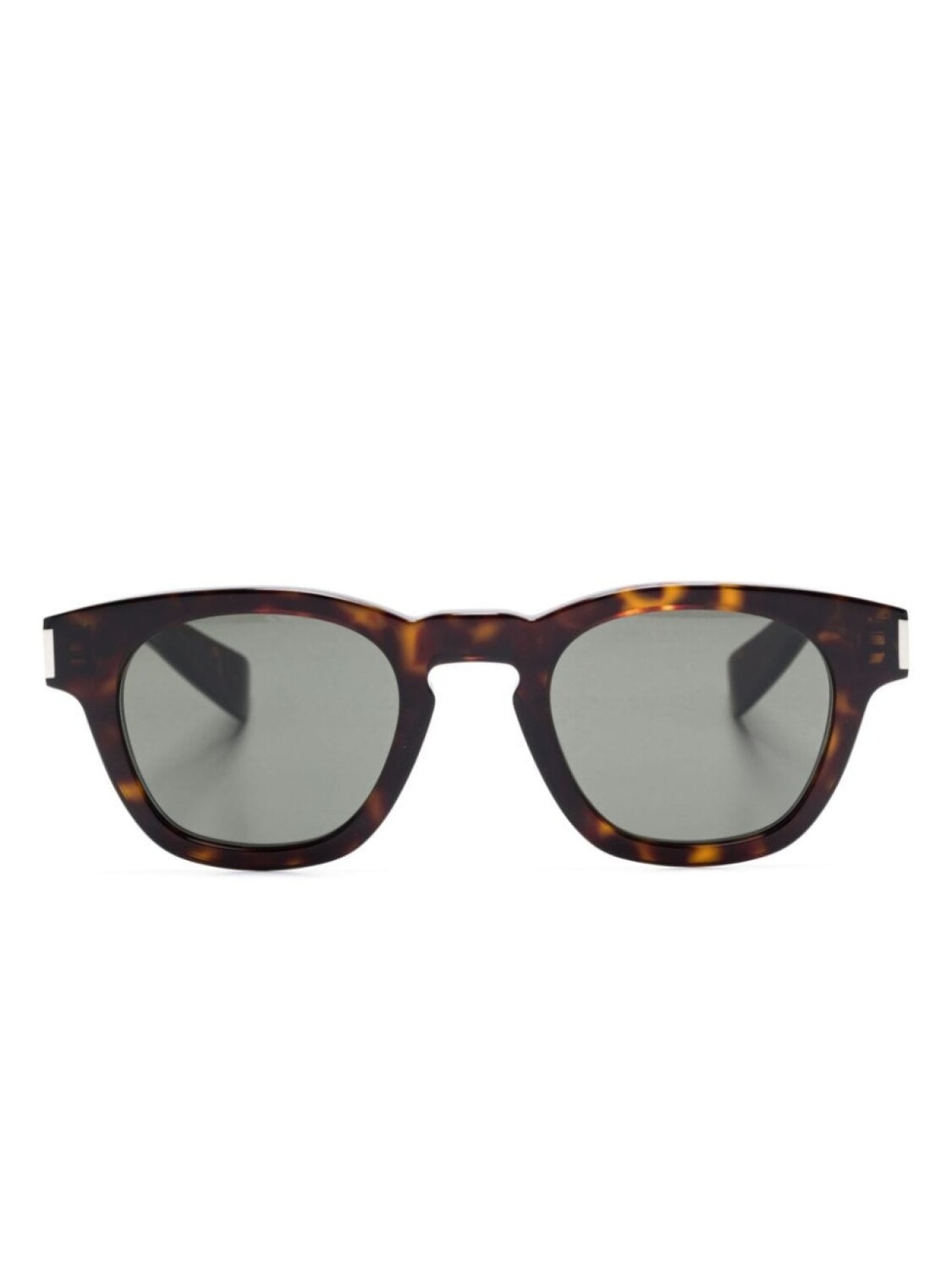 

Saint Laurent Eyewear солнцезащитные очки в квадратной оправе, коричневый