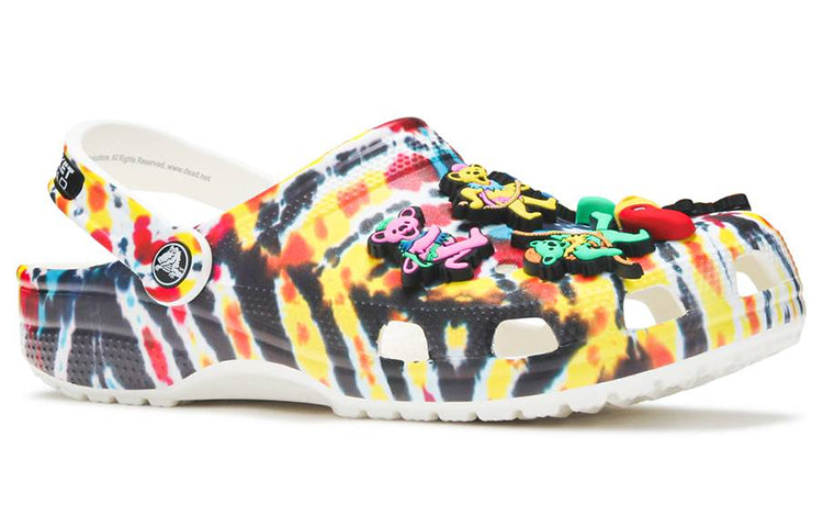 Сандалии Crocs Grateful Dead x Chinatown Market x Clog 'Tie Dye', разноцветный — фото 4