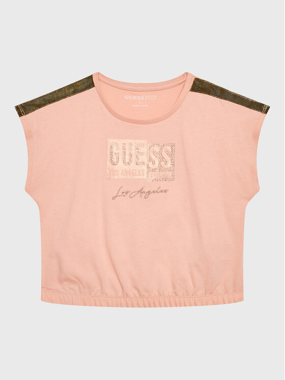 

Футболка свободного покроя Guess, розовый