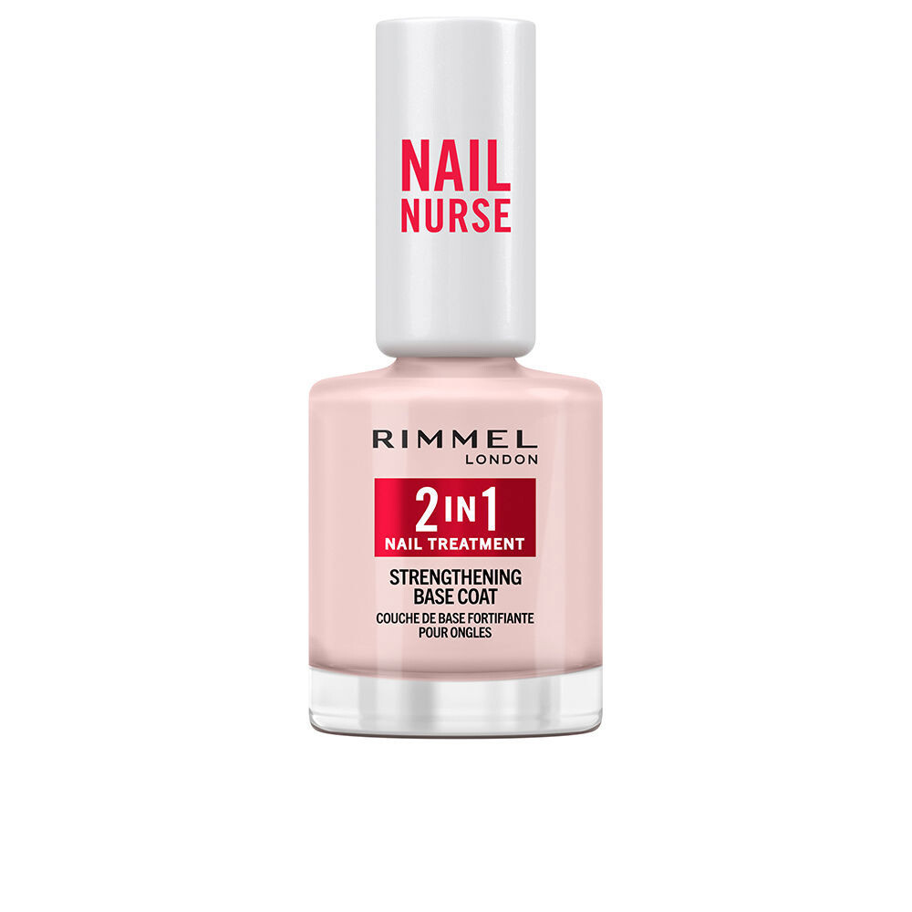 

Лак для ногтей Nail Nurse 2 In 1 Tratamiento De Uñas & Base Coat Rimmel London, 12 мл.