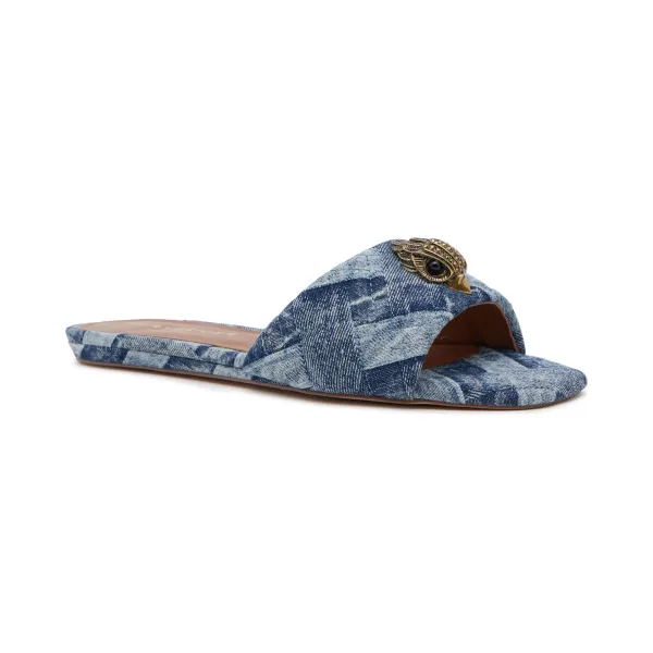 Тапочки Kensington с добавлением кожи. Kurt Geiger, синий