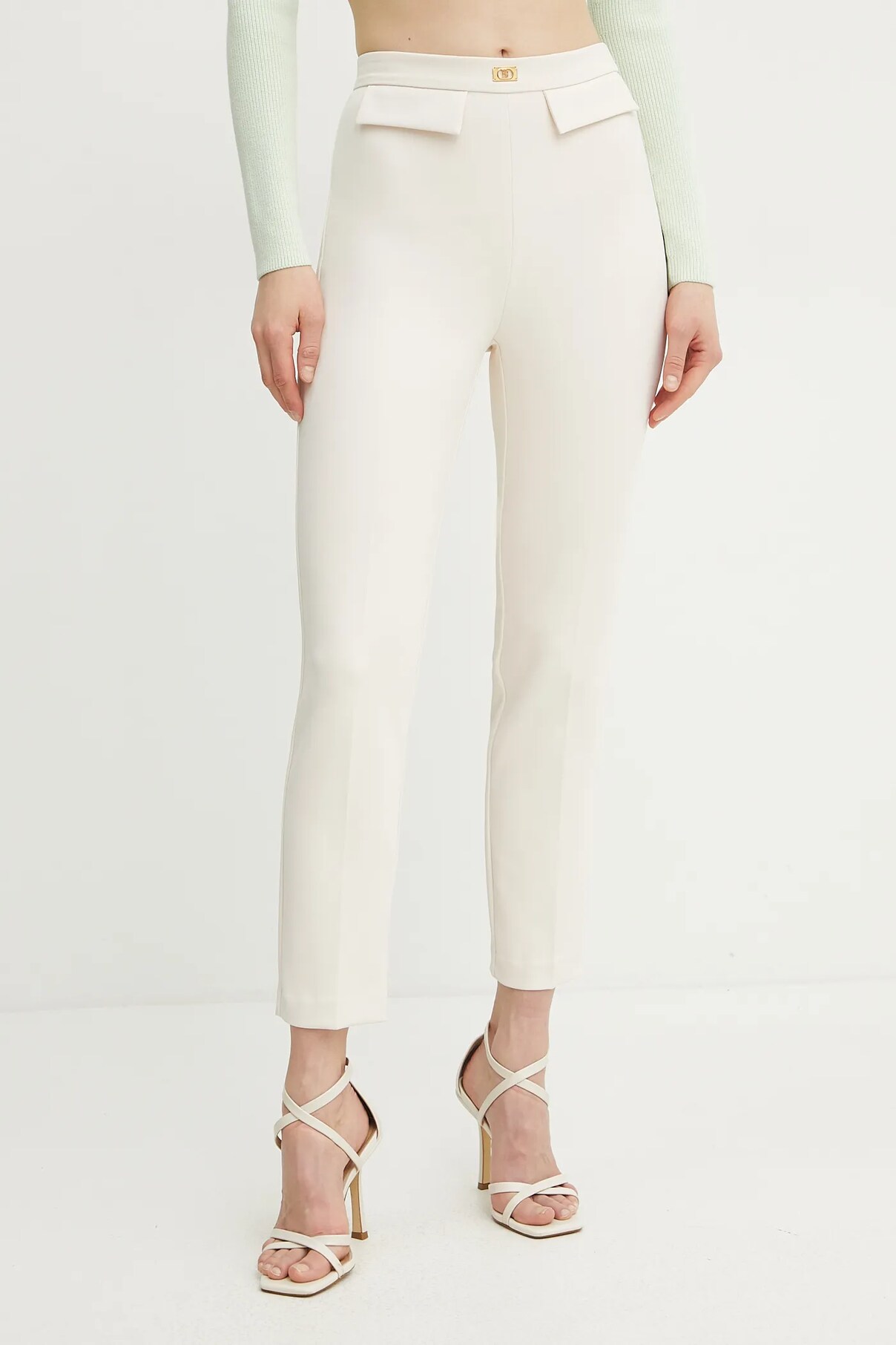 

Брюки Elisabetta Franchi, бежевый