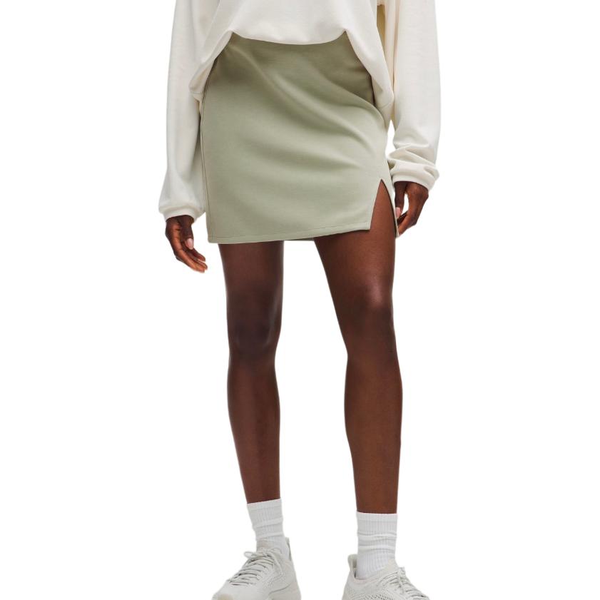 

Повседневная короткая юбка женская Lululemon, зеленый