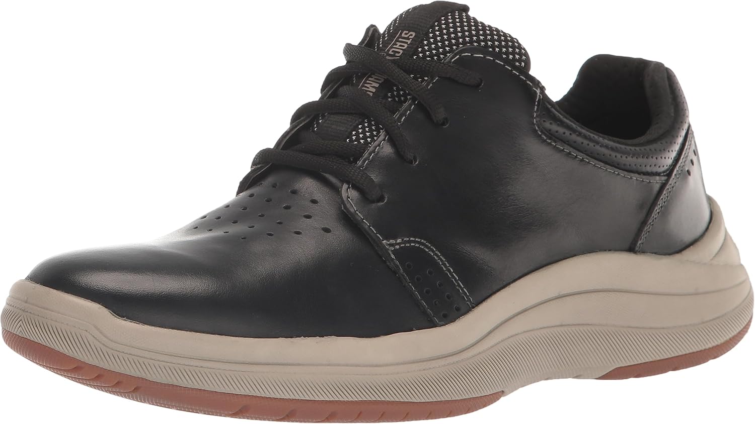 

Мужские кроссовки Stacy Adams Lennox с простым носком и шнуровкой, черный