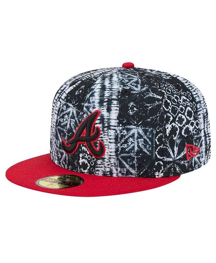 

Мужская черная приталенная шляпа Atlanta Braves Sands 59FIFTY New Era, черный