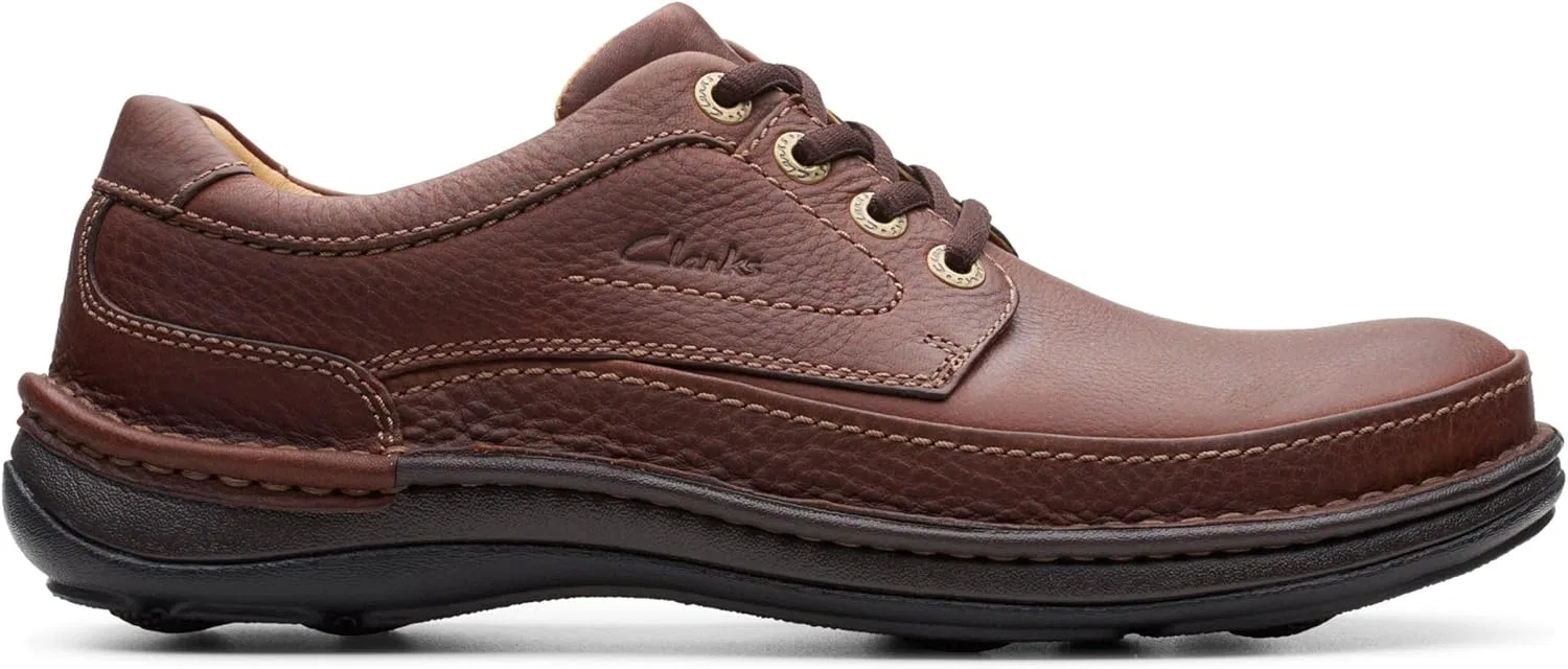 Туфли Clarks Men Nature Three Derbys, Mahogany Leather — фото 2
