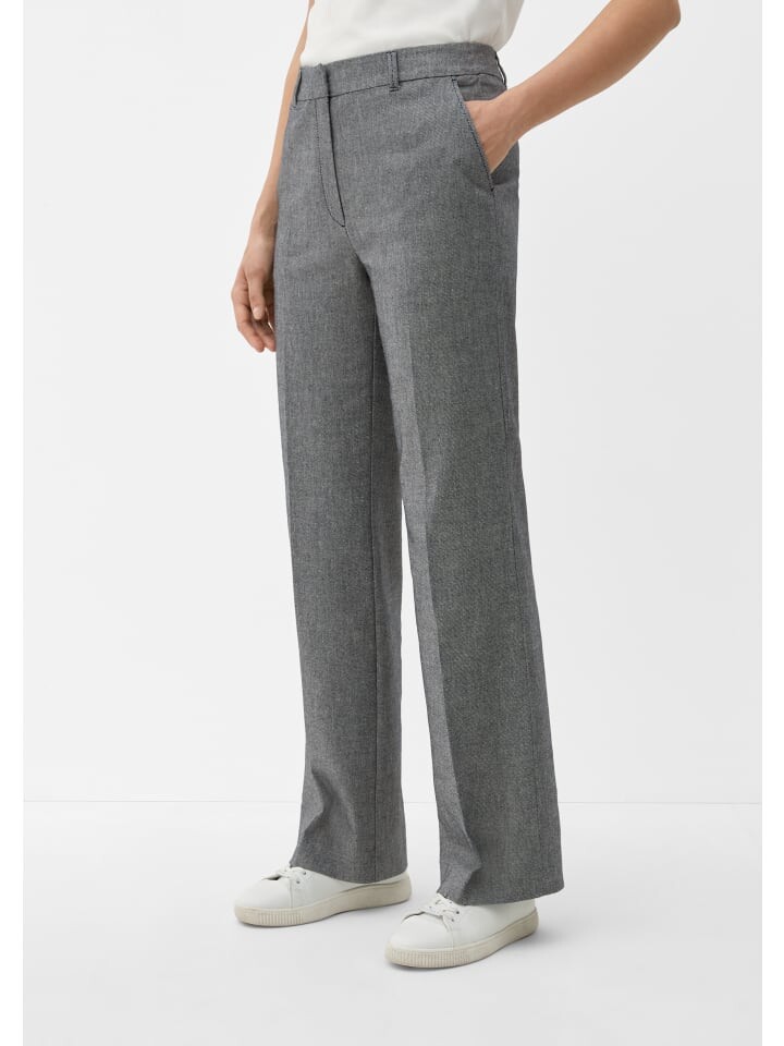 

Тканевые брюки s.Oliver BLACK LABEL Hose lang, синий