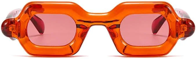 

Солнцезащитные очки UV400 – яркие, с широкими дужками, в стиле панк, градиентные, для женщин и мужчин, для бега и активного отдыха UYPTK, Orange Orange Red